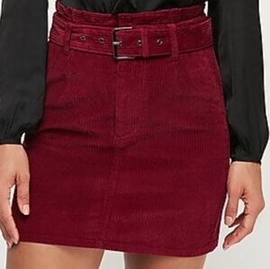 Black Express Elegant High Rise Mini Skirt Size 4 Fall Date Night Concert Sexy